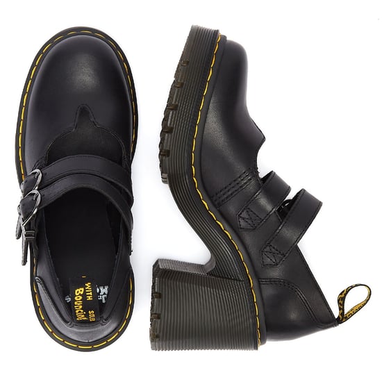 Kaufen Sie Dr. Martens Eviee Sendal Leder Damenschuhe Mit Schwarzen Absätzen - Image 6