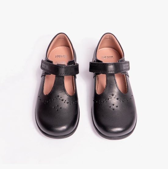 Geox Naimara G B Mädchen Leder Schnürschuhe Schwarz - Image 4