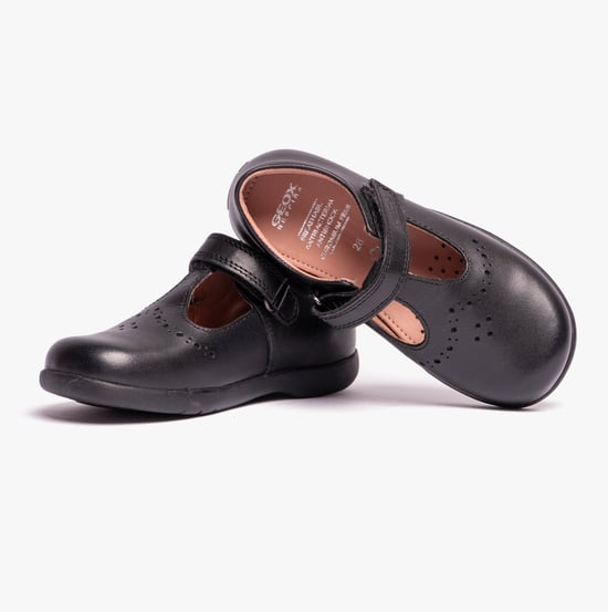 Geox Naimara G B Mädchen Leder Schnürschuhe Schwarz - Image 6