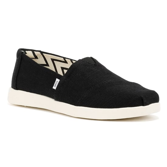 TOMS Alpargata Plus Heritage Canvas Damen Espadrilles In Schwarz - Image 2