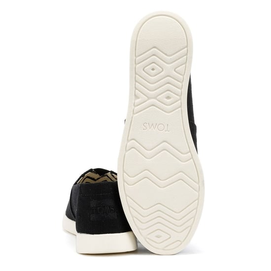 TOMS Alpargata Plus Heritage Canvas Damen Espadrilles In Schwarz - Image 4