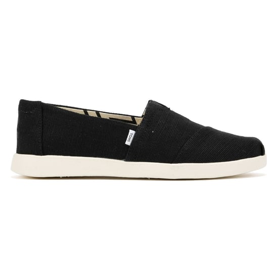 TOMS Alpargata Plus Heritage Canvas Damen Espadrilles In Schwarz - Image 5