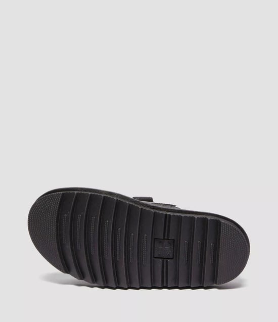 Dr. Martens Raine Athena Damen Schwarze Lederschlappen - Image 6