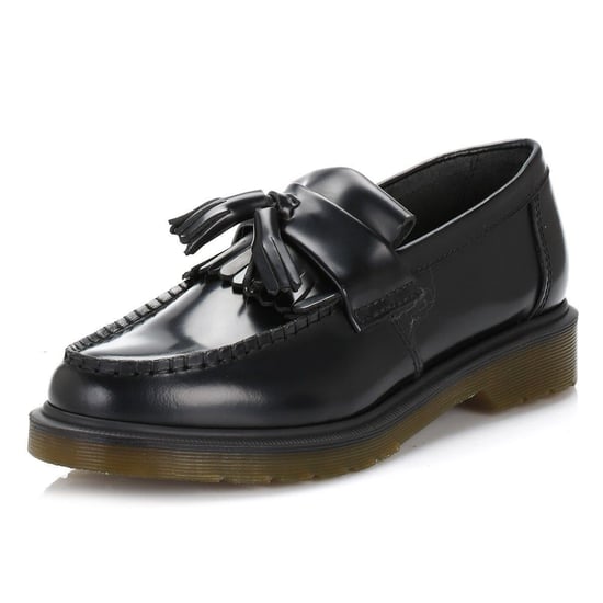Kaufen Sie Dr. Martens Adrian Polierte Glatte Schwarze Lederslipper - Image 1
