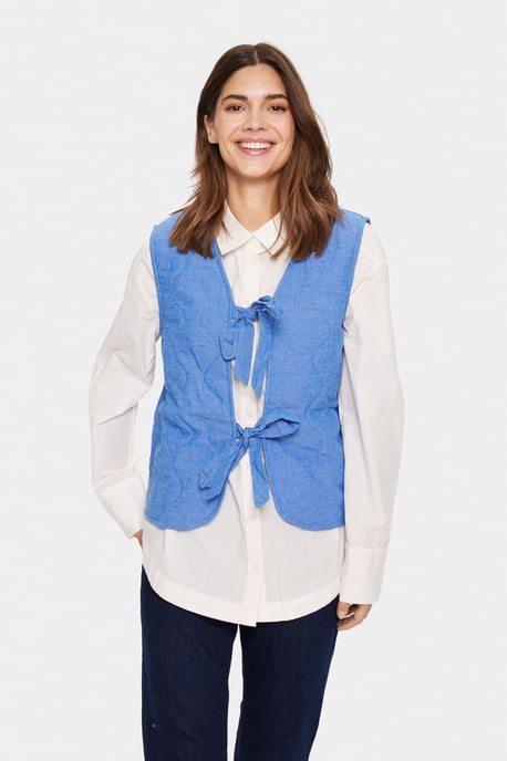 Weste Gerade Passform Palace Blue - Image 3