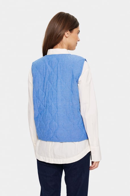 Weste Gerade Passform Palace Blue - Image 4