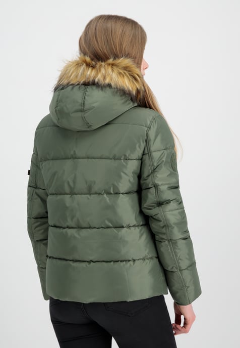 Hooded Puffer Alpha Winter Jacket Women - Image 3