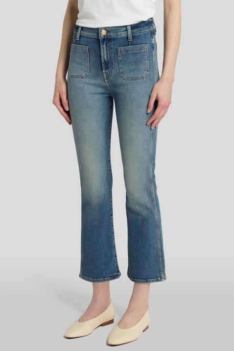 Damen Jeans Hw Slim Kick Bootcut Fit - Image 1