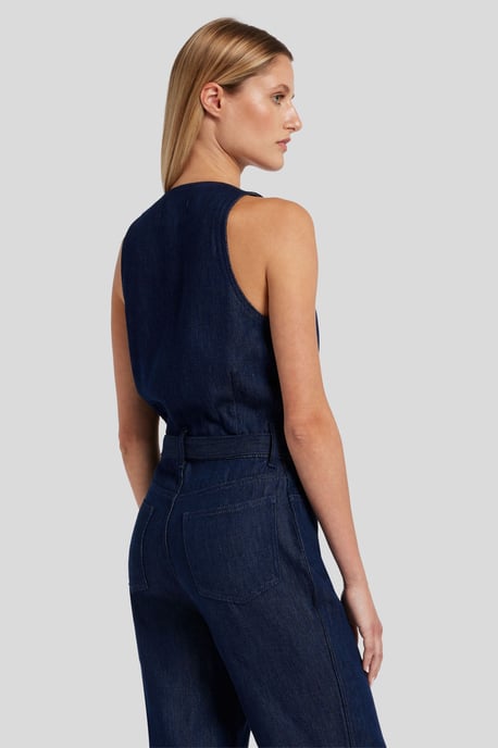 Damen Wide Leg Tailored Jumpsuit - Image 5