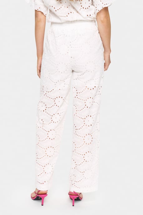 Casual Hose Gerade Passform Ice white - Image 3