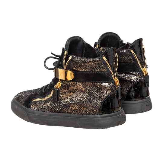 Giuseppe Zanotti – Sneakers aus bedrucktem Schlangenleder – 10er - Image 2