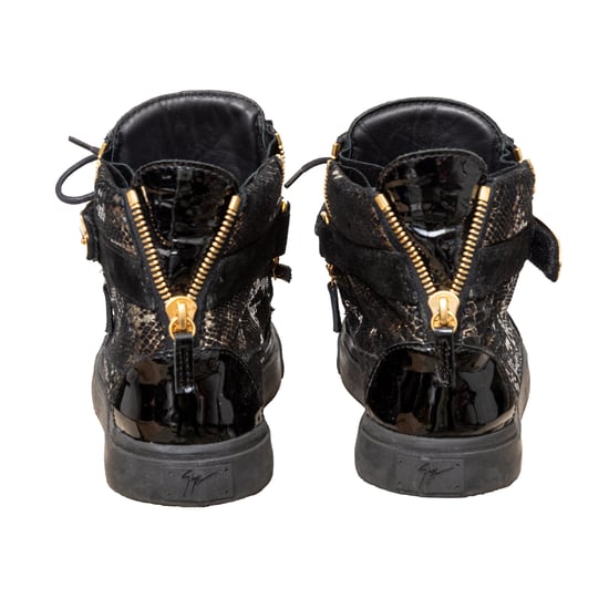 Giuseppe Zanotti – Sneakers aus bedrucktem Schlangenleder – 10er - Image 5