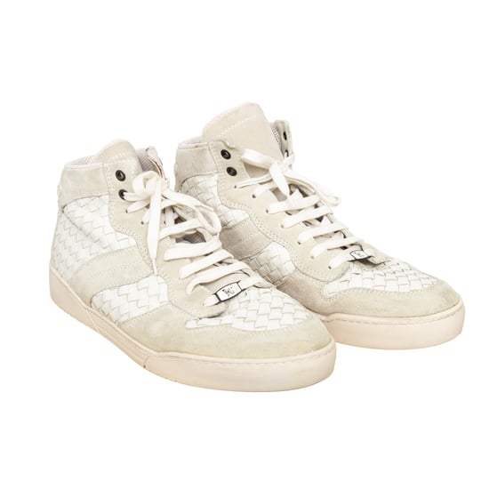 Bottega Veneta Intrecciato-Ledersneaker – 20er Jahre - Image 4