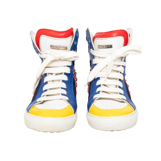 Dsquared2 – High-Top-Sneakers mit Nieten – 10er - Image 3