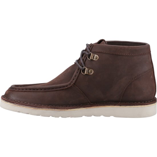 Hush Puppies Oswald Leder Herren Stiefel in Braun - Image 4