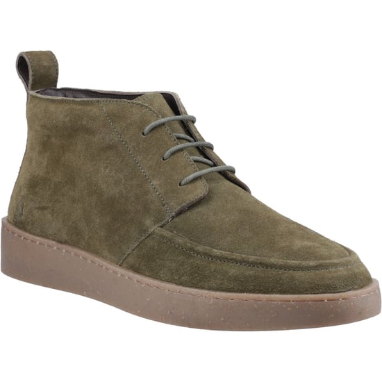 Hush Puppies Rory Wildleder Herren Khaki Stiefel - Image 1