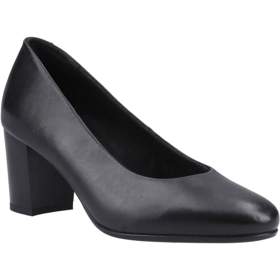Hush Puppies Ivana Leder Damen Schuhe Schwarz - Image 1