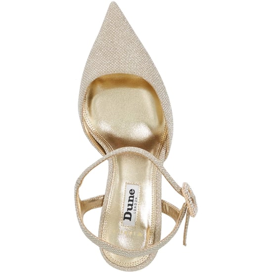 Dune Channel Wide Fit Damenschuhe In Gold - Image 3