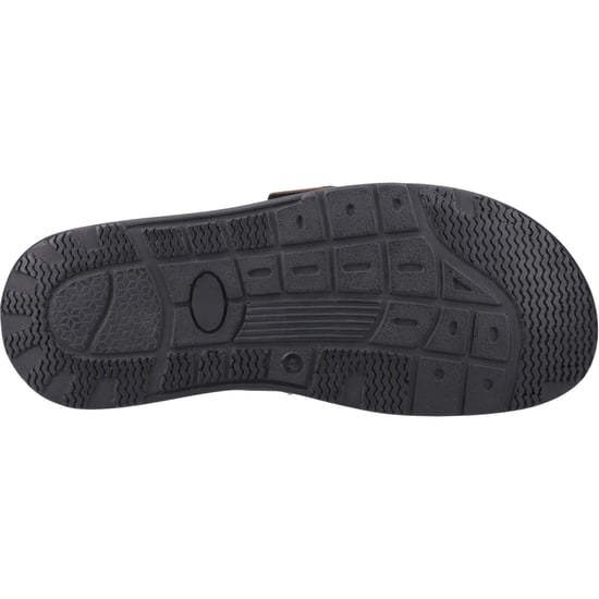 Hush Puppies Edward Leder Herren Braune Clogs - Image 3