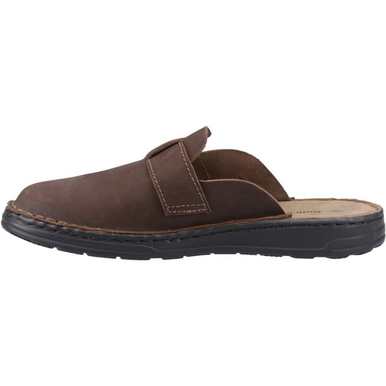 Hush Puppies Edward Leder Herren Braune Clogs - Image 4