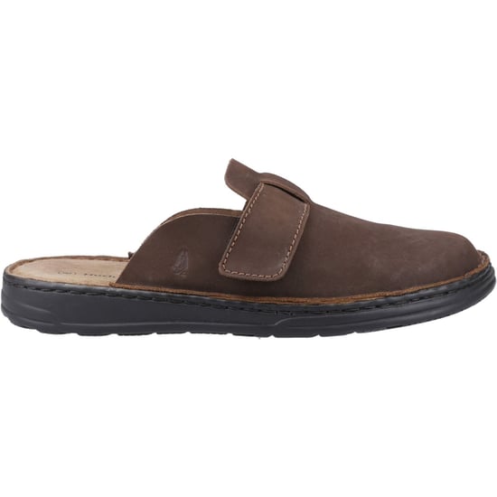 Hush Puppies Edward Leder Herren Braune Clogs - Image 5