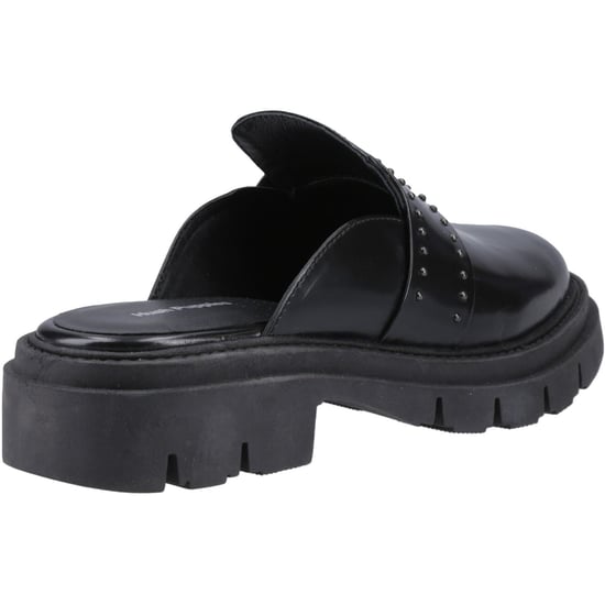 Hush Puppies Nicole Nieten Leder Damen Schwarz Mules - Image 2