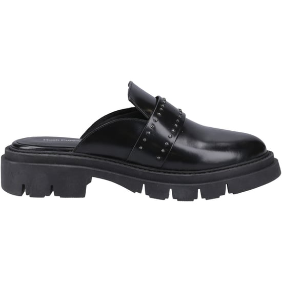 Hush Puppies Nicole Nieten Leder Damen Schwarz Mules - Image 5