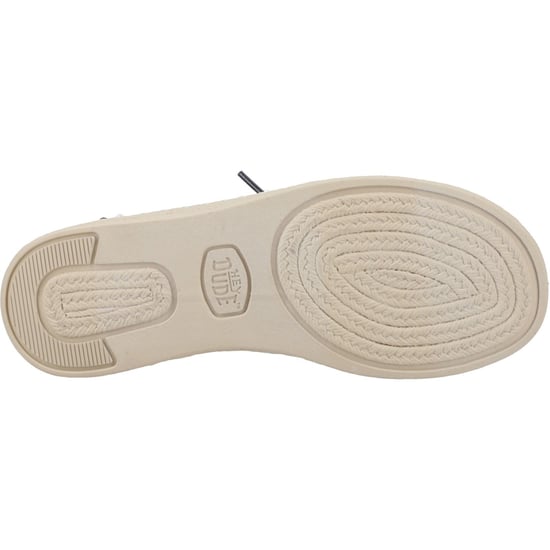HEYDUDE Wendy Espadrille Retro Palm Baumwollmischung Damen Celadon Grün/Weiß Espadrilles - Image 3
