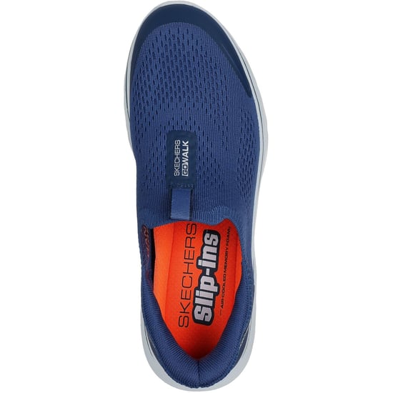 Skechers GO WALK 7 Easy On Evolution Textil Herren Schuhe Marineblau - Image 3