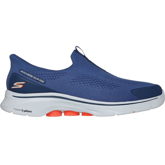 Skechers GO WALK 7 Easy On Evolution Textil Herren Schuhe Marineblau - Image 5