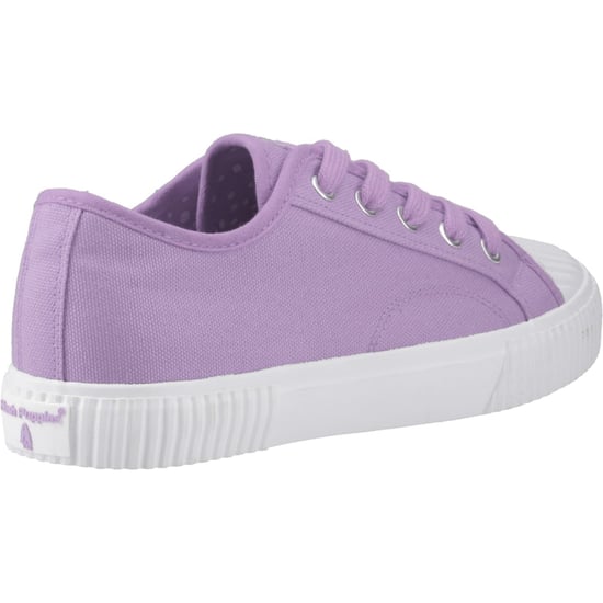 Hush Puppies Freya Canvas Textile Damen Lilac Sneaker - Image 2