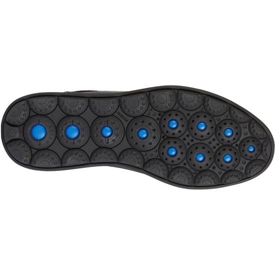 Geox U SPHERICA EC12 Leder Rindsleder Vollnarben Herren Schwarz Sportschuhe - Image 3
