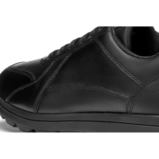 Geox U SPHERICA EC12 Leder Rindsleder Vollnarben Herren Schwarz Sportschuhe - Image 6