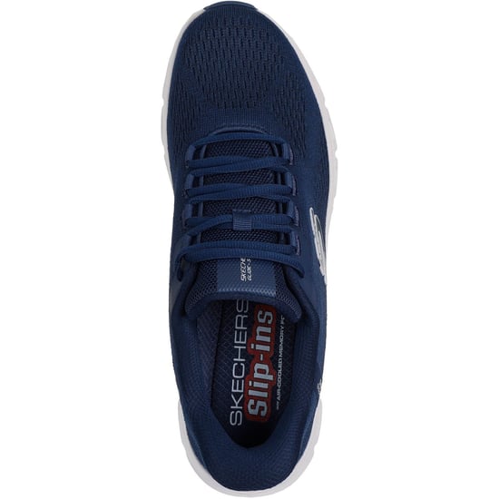 Skechers Glide-Step Pro Elron Textil Herren Sneaker Marineblau - Image 3
