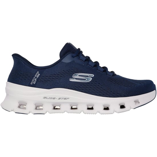 Skechers Glide-Step Pro Elron Textil Herren Sneaker Marineblau - Image 5