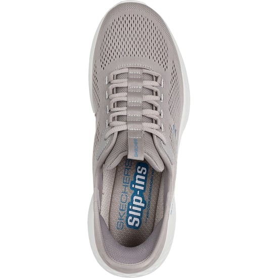 Skechers Skech-Lite Pro Primebase Textil Herren Taupe/Braun Sneakers - Image 3