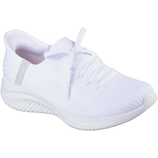 Skechers Ultra Flex 3.0 - Brilliante Textil Damenweiße Sneaker - Image 1