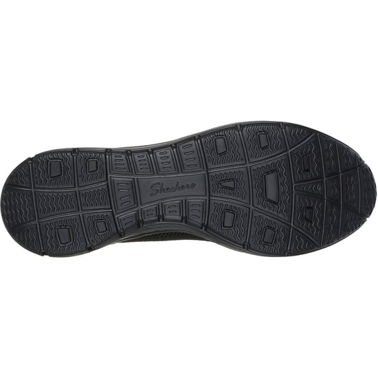 Skechers Seager Believe It Textil Damen Schwarz Sneakers - Image 2