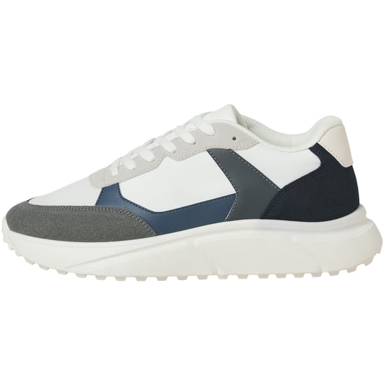 Jack & Jones Aspire Runner Polyurethan Herren Weiß Castlerock/Navy Blazer Sneakers - Image 4