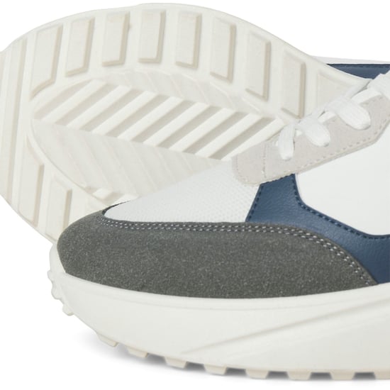 Jack & Jones Aspire Runner Polyurethan Herren Weiß Castlerock/Navy Blazer Sneakers - Image 5