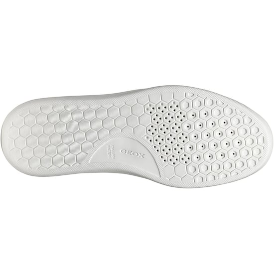 Geox U DEIVEN Leder/Suede Herren Sand/Weiß Sneakers - Image 3