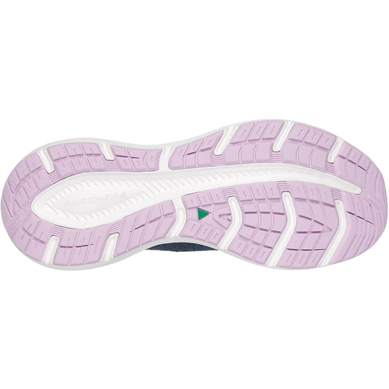 Skechers Edgeride Impression Textil Damen Sneaker Navy/Lila - Image 2