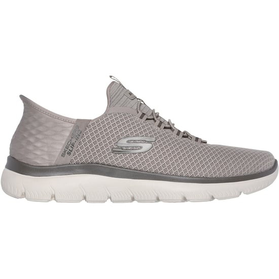 Skechers Slip-ins: Summits - High Range Polyester Herren Taupe Sneaker - Image 5