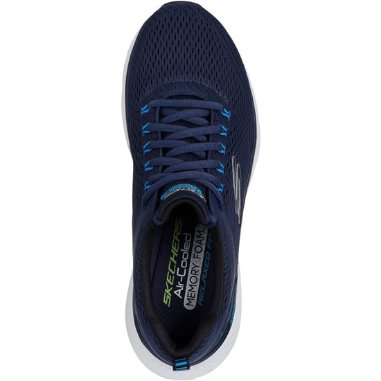 Skechers Relaxed Fit Edgeride Contention Polyester Herren Sneaker Navy/Blau - Image 3