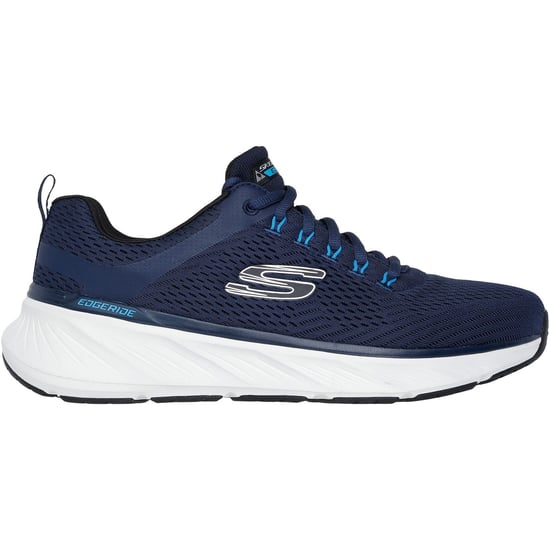 Skechers Relaxed Fit Edgeride Contention Polyester Herren Sneaker Navy/Blau - Image 5
