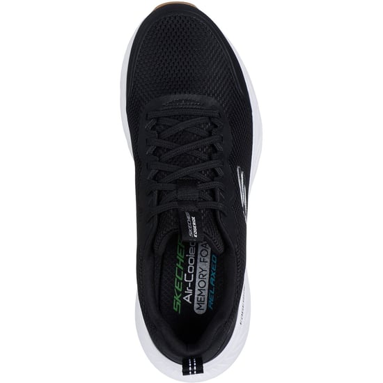 Skechers Edgeride Rekze Textil Herren Sneaker Schwarz/Weiß - Image 3