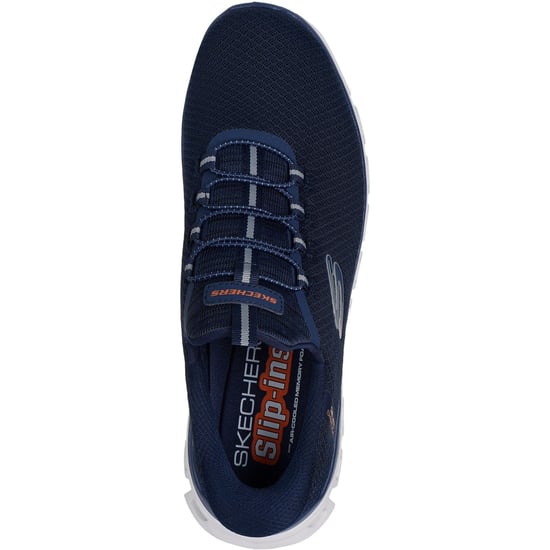 Skechers Glide-Step Noxus Textil Herren Sneaker in Marineblau - Image 3