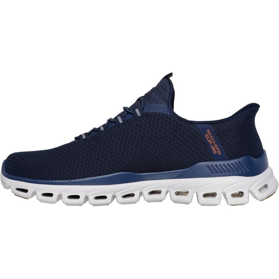 Skechers Glide-Step Noxus Textil Herren Sneaker in Marineblau - Image 4