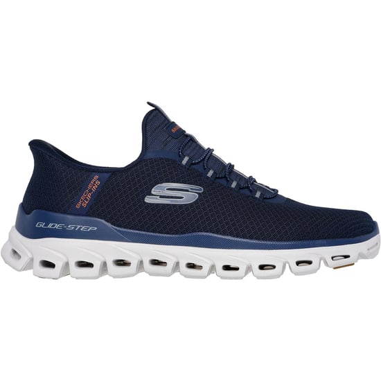 Skechers Glide-Step Noxus Textil Herren Sneaker in Marineblau - Image 5