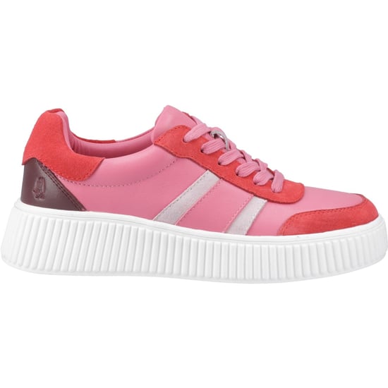 Hush Puppies Holly Veloursleder Damen Fuchsiasneaker - Image 5